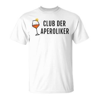 Club Der Aperoliker Aperol Spritz T-Shirt - Seseable De