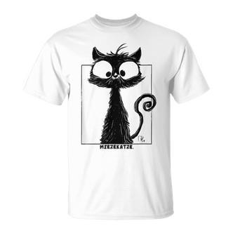 Cute Kitten Miezekatze Ein Miau Für Katzenliebe Gray S T-Shirt - Seseable De