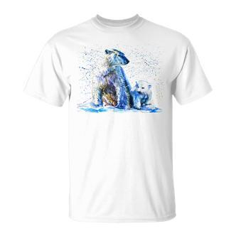 Eisbär Handbemalter Eisbär T-Shirt - Seseable De
