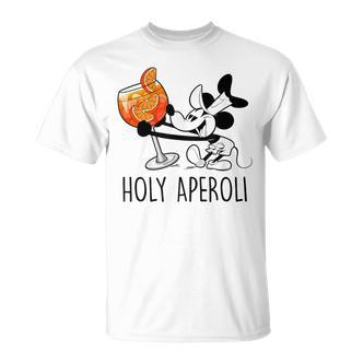 Holy Aperoli X Mouse Spritz Club Hallöchen Aperölchen White T-Shirt - Seseable De