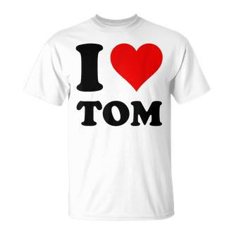 Ich Liebe Tom T-Shirt - Seseable De