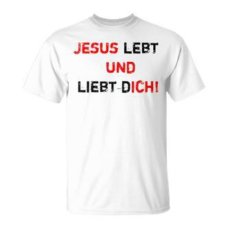 Jesus 4M3 Jesus Leben Und Liebe Dich Glaube Hope Love T-Shirt - Seseable De