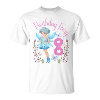 Kinder Fee Geburtstag Party 8 Jahre Alt Fee Geburtstag Party Thema T-Shirt - Seseable De