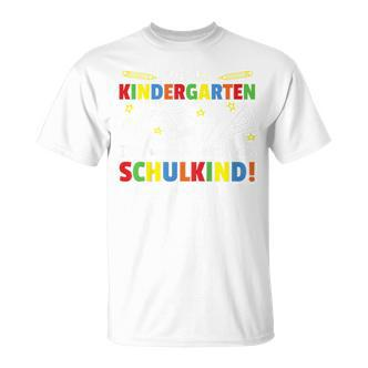 Kinder Tschüss Kindergarten Ich Werde Jetzt Ein Schulkind T-Shirt - Seseable De