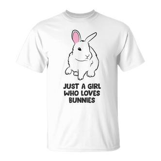 Nur Ein Mädchen Das Hasen Liebt T-Shirt - Seseable De