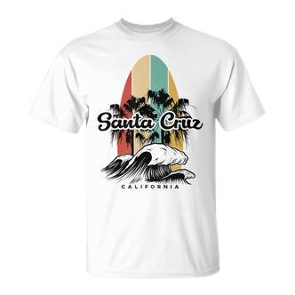 Santa Cruz California Vintage Retro T-Shirt - Seseable De