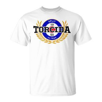 Torcida Split 1950 Proud Croatian Ultra Hrvatska Flag T-Shirt - Seseable De