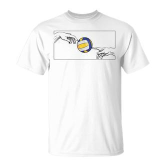 Volleyball Ball For Volleyballers For Beach Volleyball T-Shirt - Seseable De