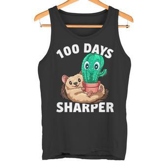 100 Tage Schärfer Kaktus 100 Tage Schärfer 100 Schultag Tank Top - Seseable