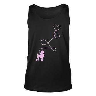1950'S Sock Hop Costume 50S Theme Dog Pink Poodle Heart Top Tank Top | Mazezy