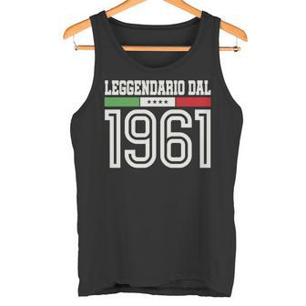 60 Anni Compleanno Nonno Papà Nato1961 Regalo Italiener Tank Top - Geschenkecke