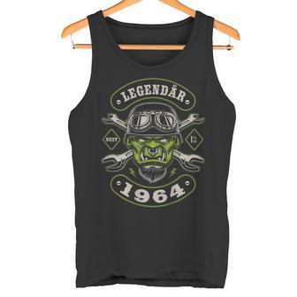 60 Geburtstag Mann Biker Geschenk Motorrad Legendär 1964 Tank Top - Geschenkecke