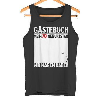 70 Geburtstag Mann Frau 70 Jahre 1954 Deko Lustig Geschenk Tank Top - Geschenkecke