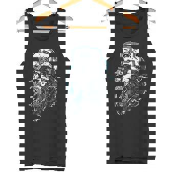Adicto A La Tinta Flash Para Tatuajes Tradicionales Estadounidenses Edgy Panther Camiseta sin mangas - Regaloses