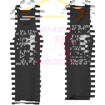 Ajolote Chica Amante De Los Animales Salamandra Axolotl Camiseta sin mangas - Regaloses