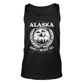 Alaska Is Calling Retro Vintage Distressed Tank Top | Mazezy