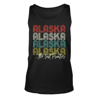 Alaska The Last Frontier Vintage Alaska Tank Top | Mazezy