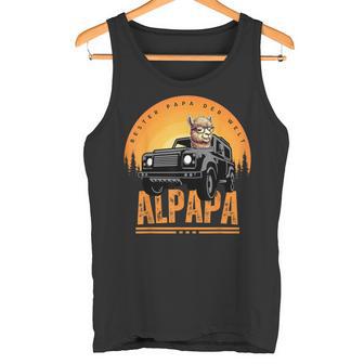 Alpapa Alpakaatertag Bester Papa Del Welt Alpakaatertag Tank Top - Geschenkecke