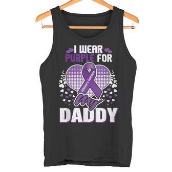 Alz Ich Trage Lila Für Papa Alzheimer Bewusstsein Tank Top - Geschenkecke