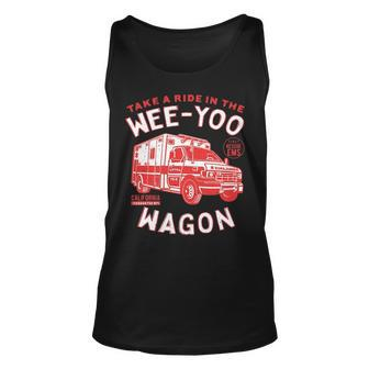 Ambulance Take A Ride In The Wee Yoo Wagon Tank Top | Mazezy