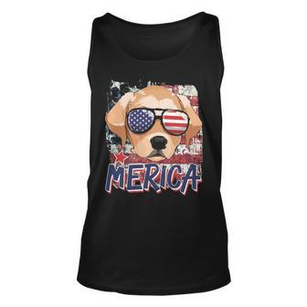 American Flag Merica Labrador Retriever 4Th Of July Boys Tank Top | Mazezy