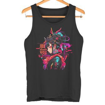 Anime Manga Cyberpunk Aesthetic Techwear Harajuku Punk Tank Top - Geschenkecke