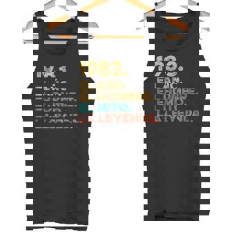 Año Hombre Mito Leyenda Cumpleaños Regalo Vintage 1983 Camiseta sin mangas - Regaloses