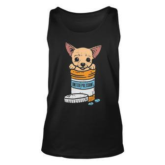 Antidepressant Chihuahua Cute Chiwawa Dog Lover Owner Gif Tank Top | Mazezy