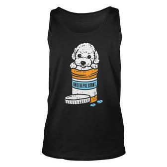 Antidepressant Poodle Cute Animal Pet Dog Lover Owner Tank Top | Mazezy