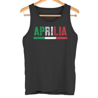 Aprilia Città Italiana Bandiera Italia Maglietta S Tank Top - Geschenkecke