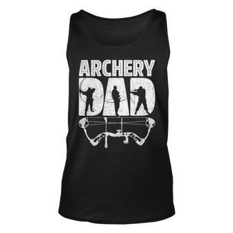 Archery Dad Archer Men Fathers Day Vintage Bow And Arrow Tank Top | Mazezy
