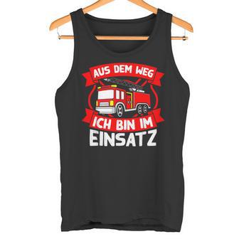 Aus Dem Weg Ich Bin Im Einsatz German Langu Tank Top - Geschenkecke