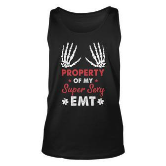 Awesome Emt's Property Of My Super Sexy Emt Tank Top | Mazezy