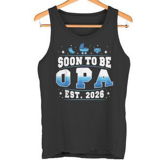 Bald Opa 2026 Neue Papa Schwangerschaft Enthüllen Tank Top - Geschenkecke