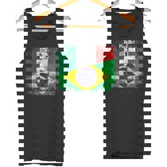 Banderas De Italia Brasil Raíces Italianas Mitad Brasileñasintage Camiseta sin mangas - Regaloses