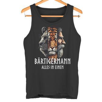 Bärtigermann Alles In Einem Bär Tigeriking Man Tank Top - Geschenkecke