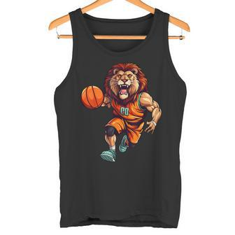 Basketball Lion Tank Top - Seseable