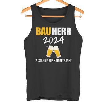 Bauherr 2024 Hausbau Neubau Baustelle Topping-Out Tank Top - Seseable