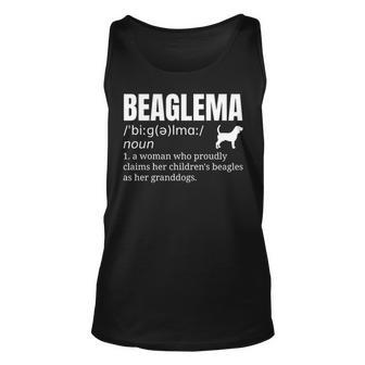 Beagle Grandma Grandmother Dog Tank Top | Mazezy
