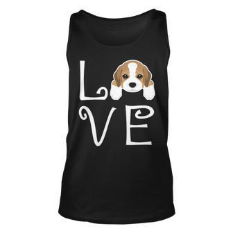 Beagle Love Dog Owner Beagle Puppy Tank Top | Mazezy UK