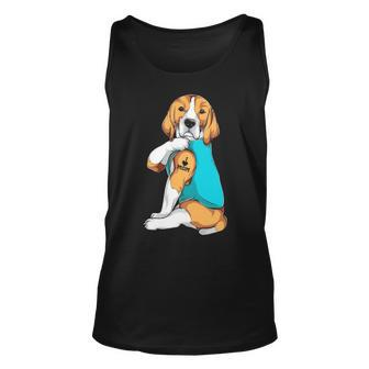 Beagle I Love Mom Apparel Dog Mom Womens Tank Top | Mazezy