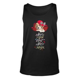Beagle She Is Mad But She Is Magic Tank Top | Mazezy