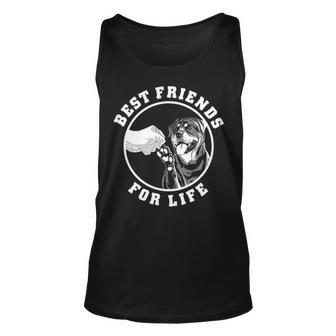 Best Friends For Life Rottweiler Dog Lovers Keeper Pet Owner Tank Top | Mazezy