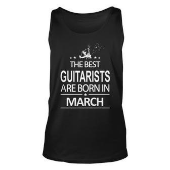 The Best Guitarists Are Born In March Tank Top | Mazezy