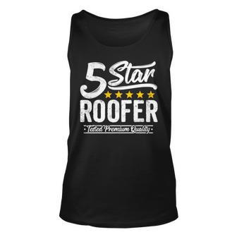 Best Roofer 5 Star Tank Top | Mazezy