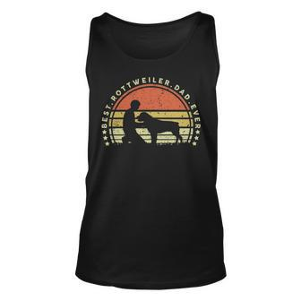 Best Rottweiler Dad Ever Vintage Love Father Tank Top | Mazezy