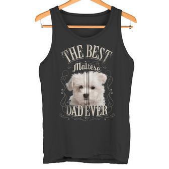 Beste Maltese Papa Aller Malteser Hund Geschenkintage Kapuzenjacke Tank Top - Geschenkecke