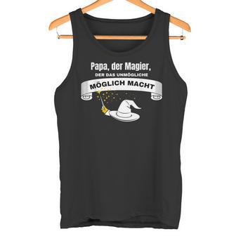 Beste Papaater Spruchatertag Papa Zauberer T Tank Top - Geschenkecke