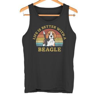 Bester Beagle Retrointage Dog Puppy Lover Tank Top - Geschenkecke