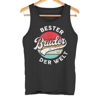 Bester Bruder Der Weltintage Bro Retro Slogan Tank Top - Seseable